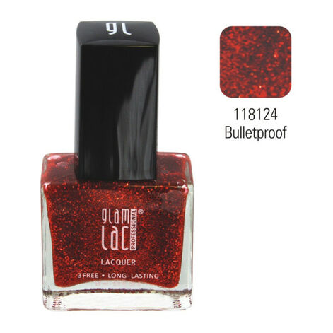 GlamLac Professional Gel Effect Nail Lacquer, Glitter